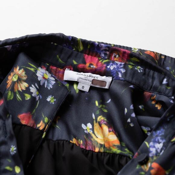 Adam Lippes x RTR Floral Shirt Dress - Size 0 - Picture 5 of 10